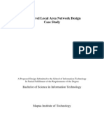 Entry Level Local Area Network Design Case Study