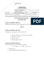 Do The Following 3 Questions: Type C2 (Mark 40%) Question 1 (sub-CPMK 1, Mark 10%)