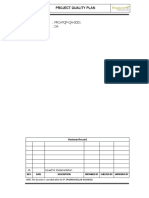 PRO-PQP-QA-0001 Project Quality Plan - Rev.0A