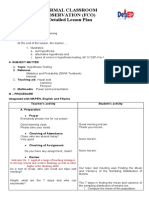 Formal Classroom Observation (Fco) Detailed Lesson Plan: Teacher's Name: Abegail Q. Panang I-Objectives