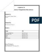 Assinment Development of Bangladesh Film Industry