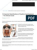 12 Important Specifications of Graphics Card Explained - The Ultimate Guide - BinaryTides