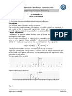 Lab Manual # 04 Linear Convolution Objective: Description:: College of Electrical & Mechanical Engineering, NUST