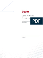 Zerto Platform Architecture Guide: Backup, Disaster Recovery, and Data Mobility