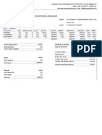 Clientportfolio Statement: Quayum Securities LTD