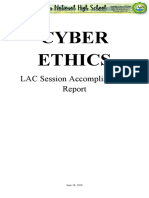 Cyber Ethics: LAC Session Accomplishment