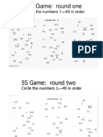 5S Game: Round One: Circle The Numbers 1