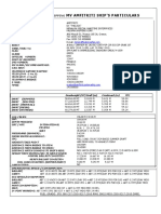 MV Amfitriti Ship'S Particulars: Paloma Shipping