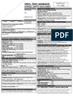 Defend Vinyl Tray Adhesive MSDS 1-1-2011