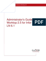 Infor Worktop 25 Administrator's Guide