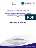 Generator Testing