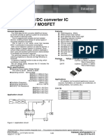 PWM Type DC/DC Converter IC Included 650V MOSFET: Datasheet