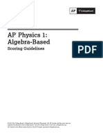 AP Physics 1: Algebra-Based: Scoring Guidelines