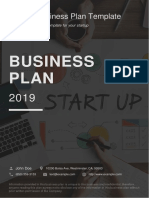 Startup Business Plan Template