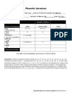 Phonological Analysis Project