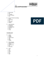 File 2 Answer Key A Grammar, Vocabulary, and Pronunciation