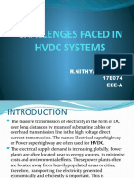 Challenges Faced in HVDC Systems