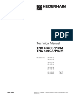 Technical Manual: TNC 426 CB/PB/M TNC 430 CA/PA/M