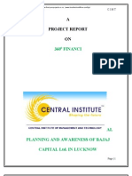 A Project Report On 360 Degree Fiancial Planning