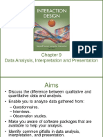 Data Analysis, Interpretation and Presentation