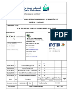 G.A. Drawing For Pressure Vessel NSF (FM) : Epic For Dukhan Production Facilities Upgrade (Dpfu) Phase 1A - Package 1