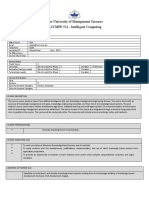 Lahore University of Management Sciences CS 532/CMPE 532 - Intelligent Computing