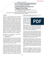 Calibrating Microsimulation Parameters For Vehicular Travel Time