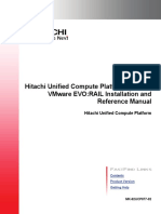 Hitachi Unified Compute Platform 1000 For Vmware Evo:Rail Installation and Reference Manual