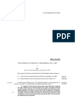 The Payment of Gratuity (Amendment) Bill, 2009