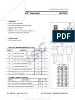 Isc N-Channel MOSFET Transistor 2SK3505: Features