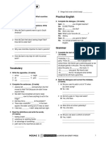 Unit 1 Test: Listening Practical English