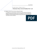 Controller Design For Mechatronic Rotary Inverted Pendulum Part 1 and Part 2