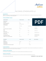 Natural Fatty Alcohol Ethoxylates - L2 - Global - Technical - Data - Sheet