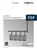 Installation Instructions: Vitodens Common Venting System