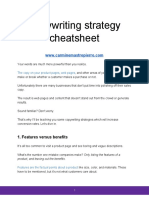 Copywriting Strategy Cheastsheet