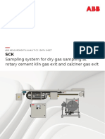 Sampling System For Dry Gas Sampling at Rotary Cement Kiln Gas Exit and Calciner Gas Exit