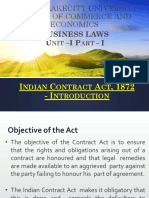 1.1 BL - Indian Contract Act, 1872 - Introduction