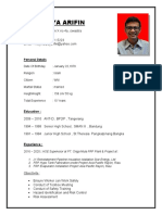 CV Rio Mulya Arifin 2020