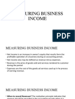 Measuring Business Income CH 3