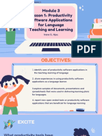 Module 3 - Using Open-Ended Tools in Facilitating Language Learning