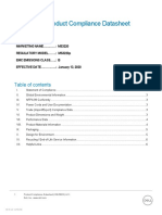 Dell Computer Input Device ms3220 ms3220p Ms3220p-Na Dell Regulatory and Environmental Datasheet En-Us