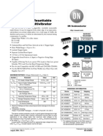 MC14538B Dual Precision Retriggerable/Resettable Monostable Multivibrator