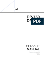 DP-750 DP-760: Service Manual