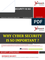 ICS Session 02. LECTURE PPT - Why Cyber Security Is So Important v1