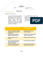 Activity: Male Secondary Sexual Characteristics Female Secondary Sexual Characteristics