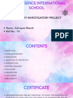 Chemistry Investigatory Project