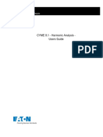 CYME 8.1 - Harmonic Analysis - Users Guide: Power Engineering Software