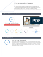 Audit Results For Edugritz