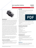 Serie - BA Honeywell Sensing Micro Switch BZ Basic Product Sheet 004955 6 EN