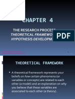 The Research Process - : Theoretical Framework & Hypothesis Development